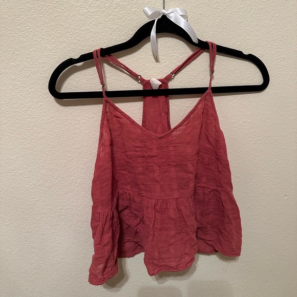 Tilly’s rust colored flowy women’s tank top.🌷 - Picture 2 of 3